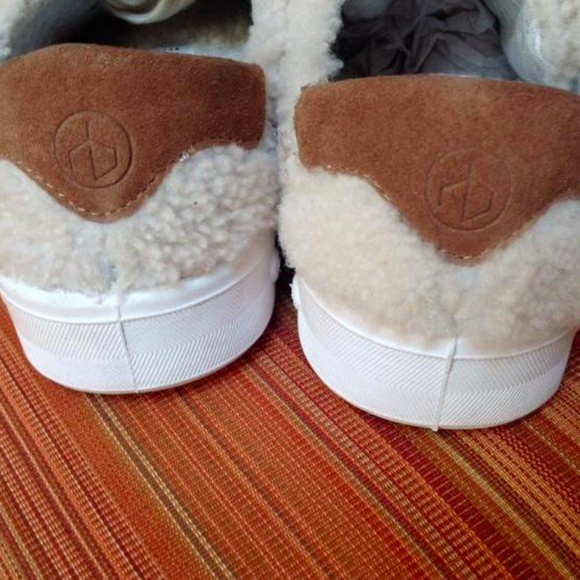 Rag and Bone Standard Issue Shearling Fur Sneakers - Picture 5 of 8